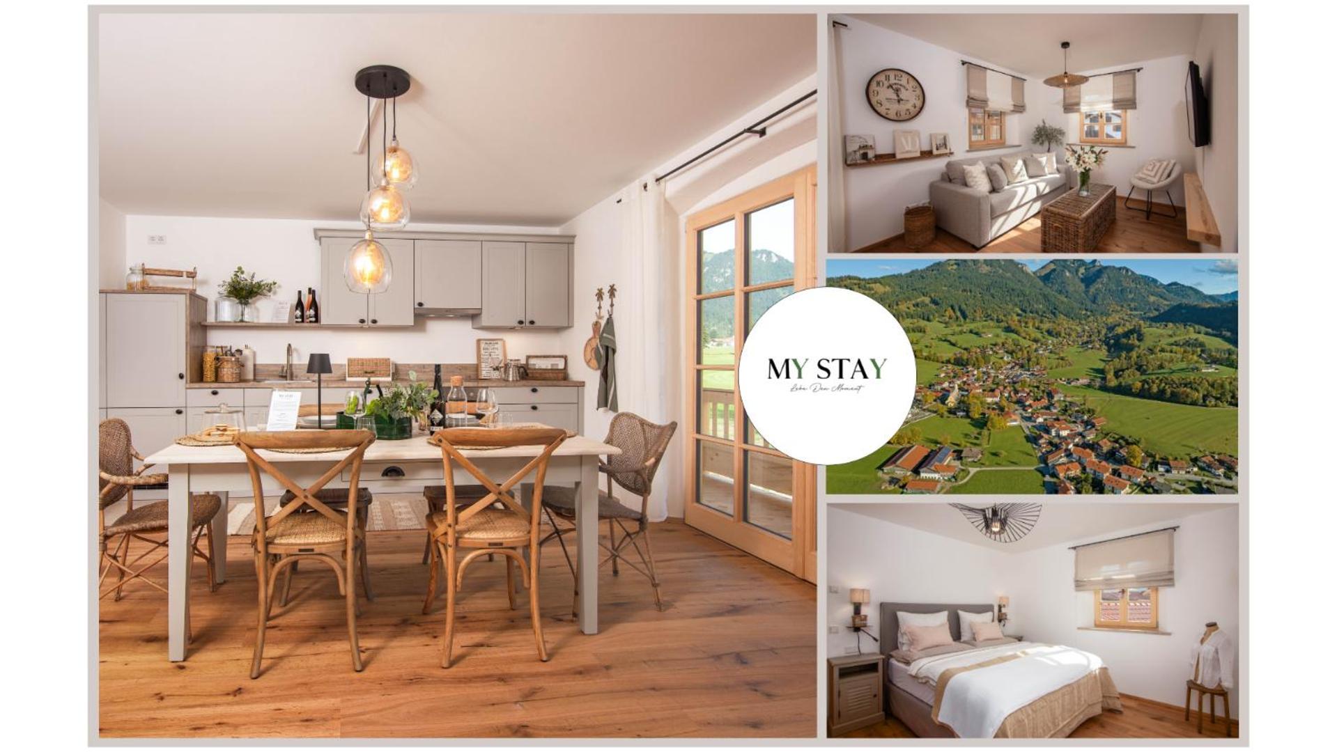 Apartment My Stay: Modern Alpine Retreat With Mountain Views